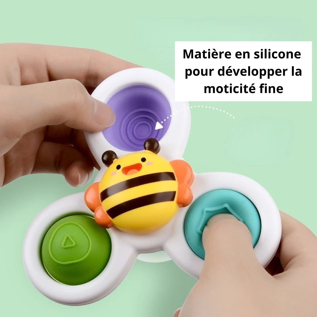 {Lot de 3} Toupies amusantes et éducatives | FUNNYSPINNER™