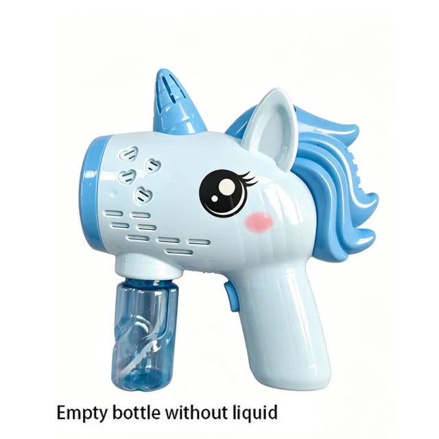🦄 Pistolet à Bulles Licorne – La Magie des Bulles en Mode Turbo !