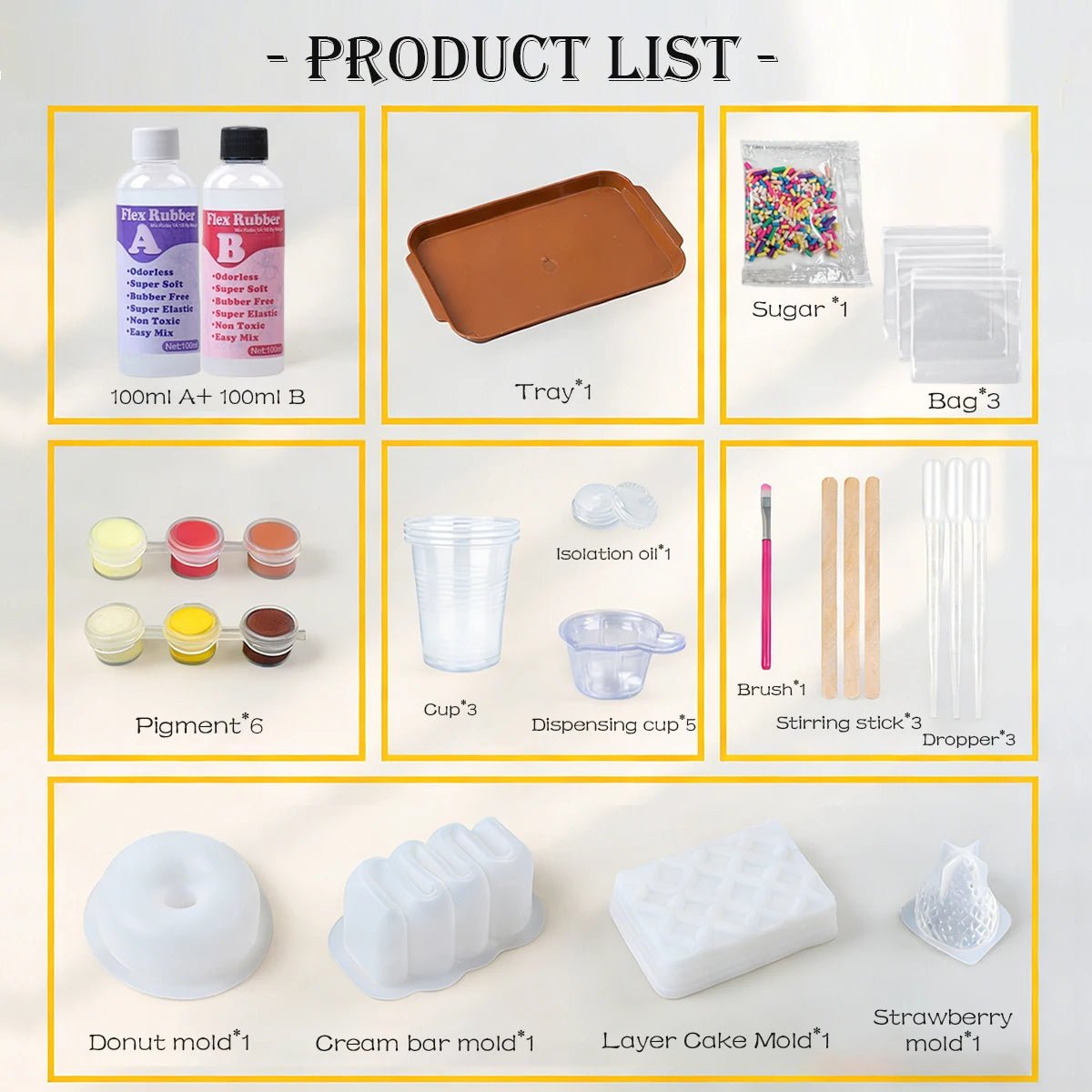🎨 Kit Squishy Taba 100ml – Fabrique tes Squishies DIY ! Jouet Sensoriel Anti-Stress Enfants & Adultes - Bébé Calinou