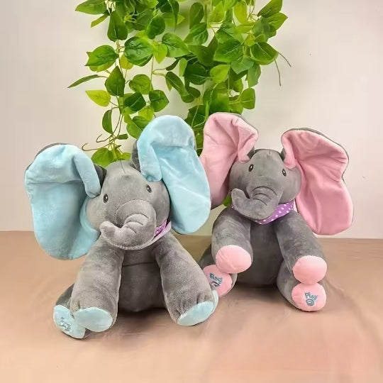 Peluche-interactive-elephant-mignon