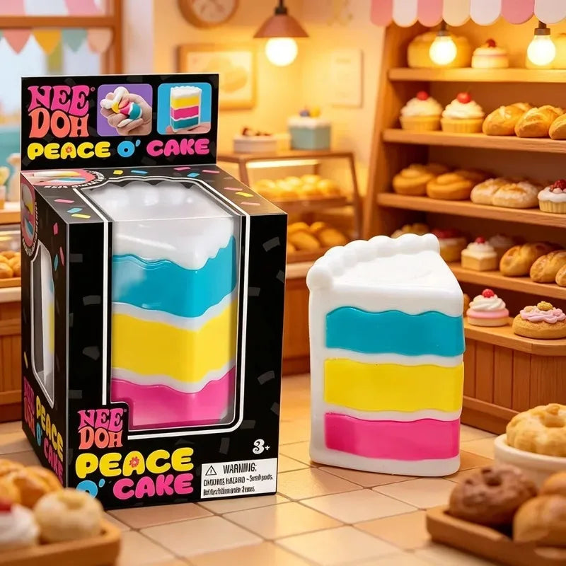 🎂 Needoh Cake Magique – Le Squishy qui fait Bip, Brille & Détend (Magie Pure !)