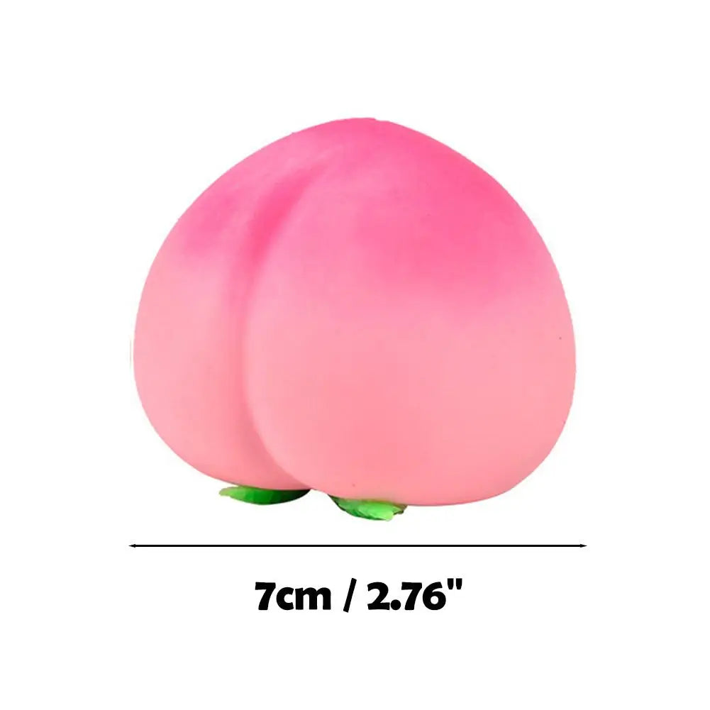 Pêche 🍑 Géante Squishy – Le Jouet Antistress qui Sent Bon (et qu'on Veut Croquer !)
