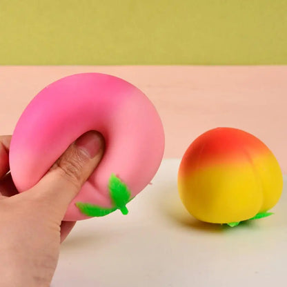 Pêche 🍑 Géante Squishy – Le Jouet Antistress qui Sent Bon (et qu'on Veut Croquer !)