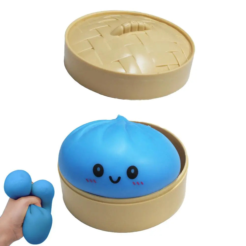 🥟 Boulette Anti-Stress Squishy – Le Petit Baozi qui Fait du Bien !