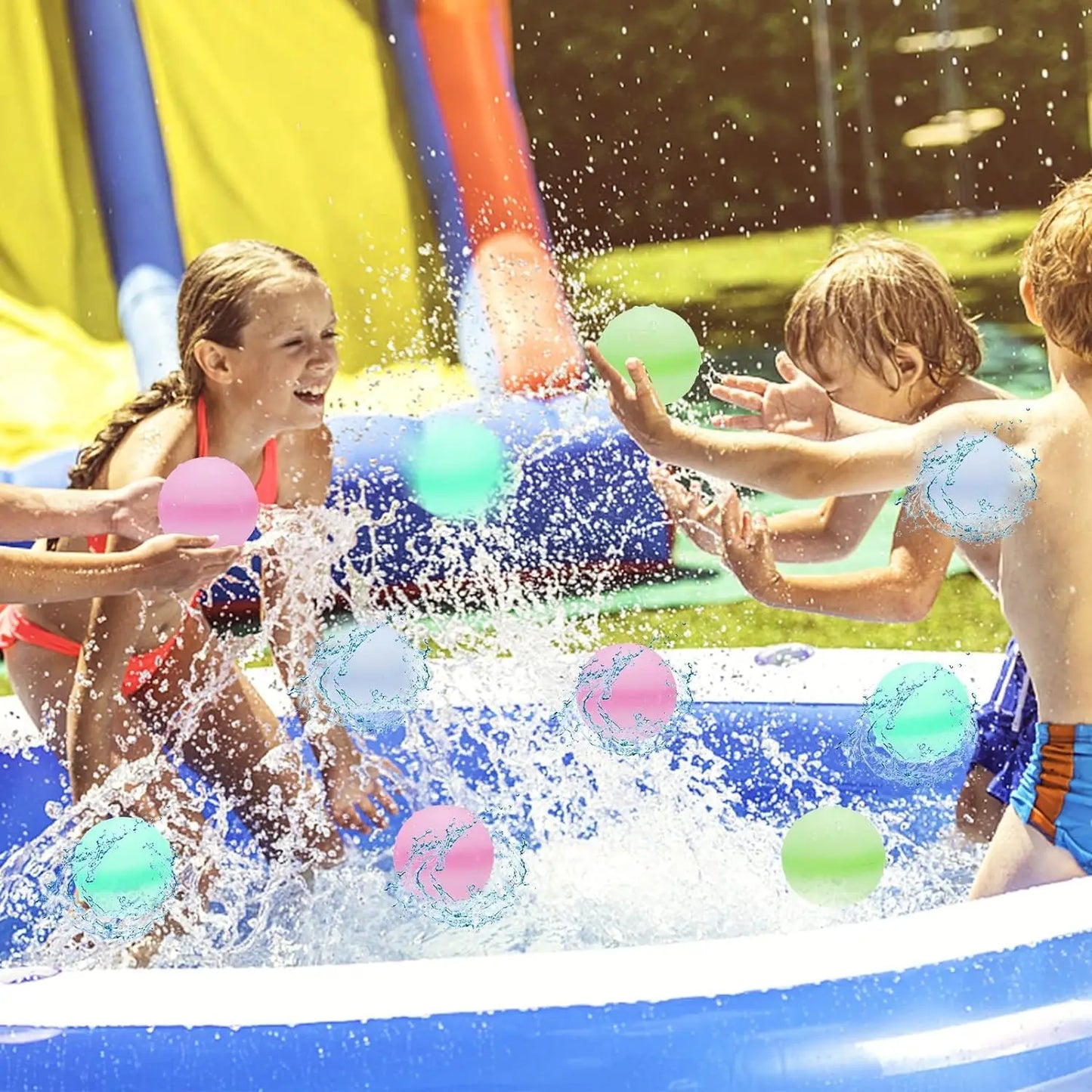 Ballons d'eau réutilisables en silicone 🎈💦 – L'été, c'est fait pour s'éclater !