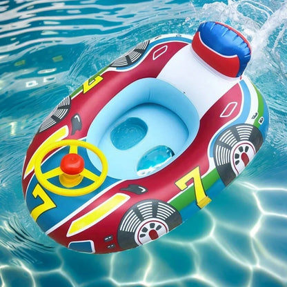 MiniMousse™ – Bateau gonflable enfant 64 cm avec poignées, idéal pour piscine, plage et vacances d’été