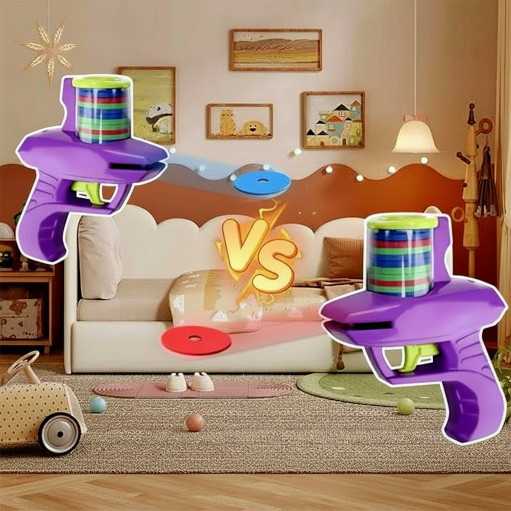 🎯 Lanceur de Frisbees Turbo — Le Duel Parent-Enfant Ultime !
