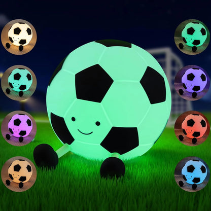 🌙⚽ La Veilleuse Foot des Champions – Comme Messi & Ronaldo, elle brille dans le noir !