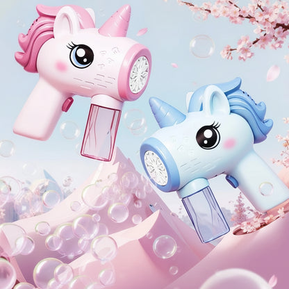 🦄 Pistolet à Bulles Licorne – La Magie des Bulles en Mode Turbo !