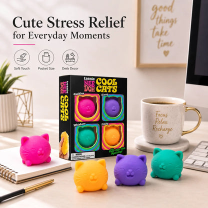 🐱 Needoh Chaton Squishy – Le Jouet Anti-Stress le Plus Mignon de la Planète !