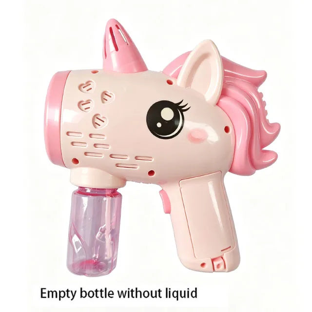 🦄 Pistolet à Bulles Licorne – La Magie des Bulles en Mode Turbo !