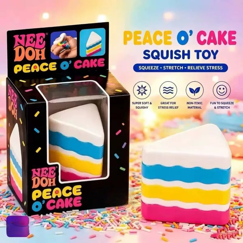 🎂 Needoh Cake Magique – Le Squishy qui fait Bip, Brille & Détend (Magie Pure !)