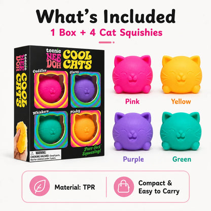 🐱 Needoh Chaton Squishy – Le Jouet Anti-Stress le Plus Mignon de la Planète !