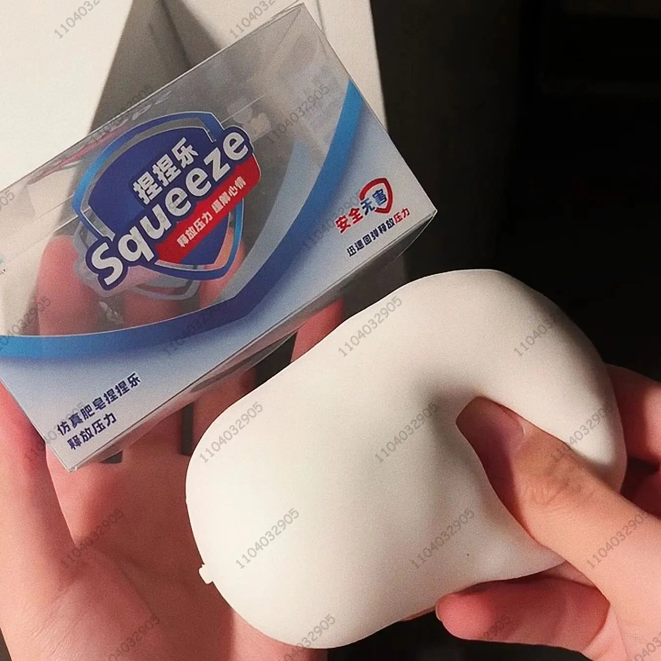 🧼 Squishy Ball Anti-Stress – Le Jouet ASMR qui Croque & Détend !