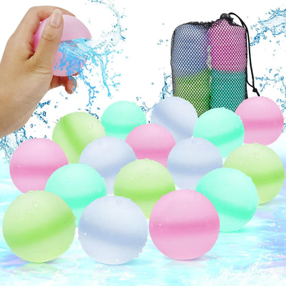 Ballons d'eau réutilisables en silicone 🎈💦 – L'été, c'est fait pour s'éclater !
