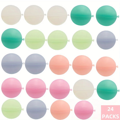 Ballons d'eau réutilisables en silicone 🎈💦 – L'été, c'est fait pour s'éclater !