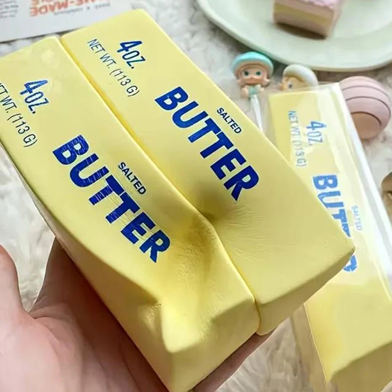 🧈 Butter Squishy Slow Rising – Le jouet anti-stress le plus satisfaisant du monde ! 🍫 - Bébé Calinou