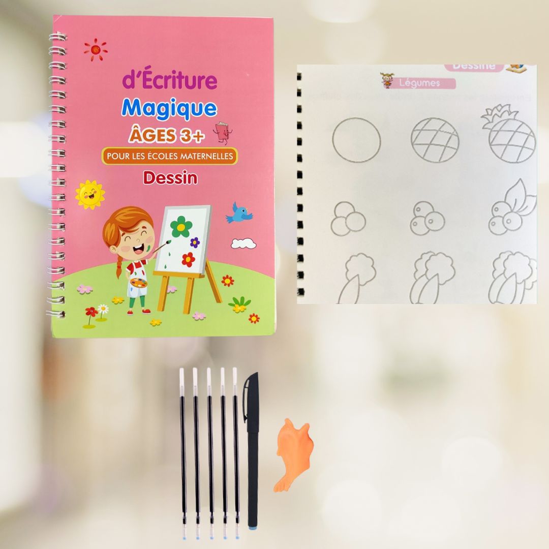 CAHIER D'ECRITURE MAGIQUE | MagicBook™ - Bébé Calinou