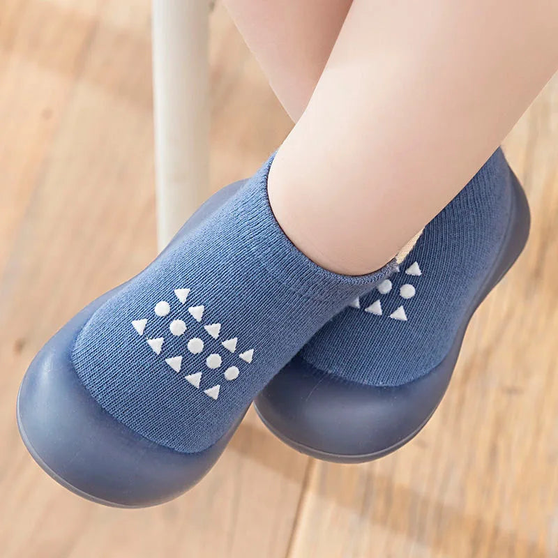 chaussons-bebe-cosystep-bleu-motricite