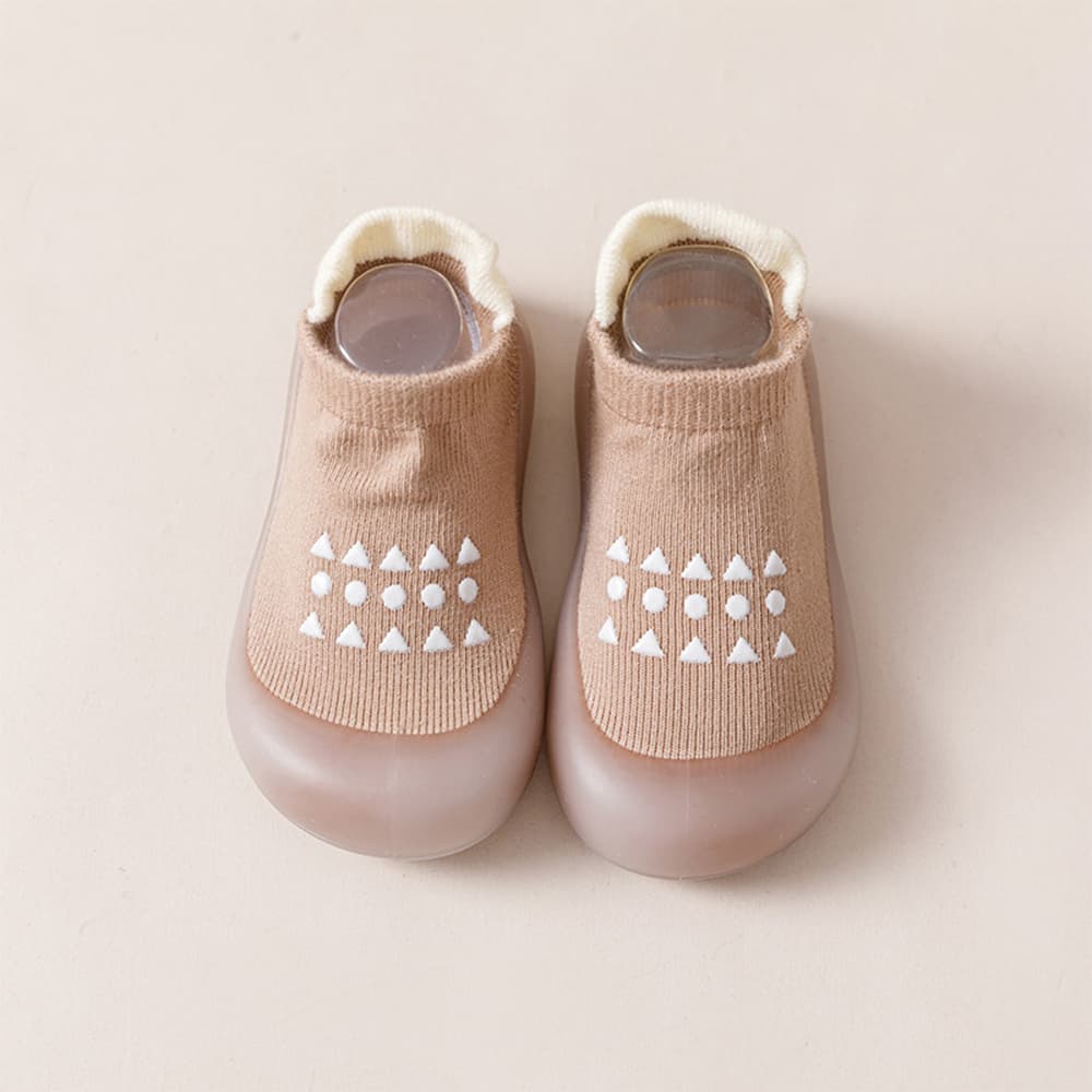 chaussons-bebe-cosystep-marron-bebe