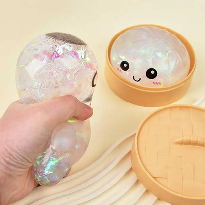 🥟 Dumpling Squishy Antistress – La Boule Pétrisseuse qui Rend Accro ! - Bébé Calinou