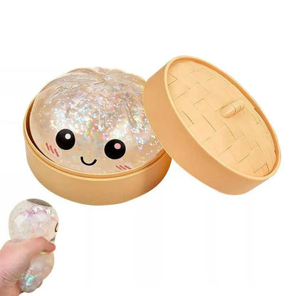 🥟 Dumpling Squishy Antistress – La Boule Pétrisseuse qui Rend Accro ! - Bébé Calinou