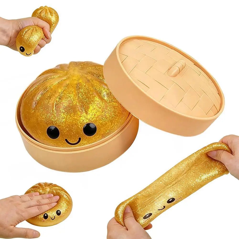 🥟 Dumpling Squishy Antistress – La Boule Pétrisseuse qui Rend Accro ! - Bébé Calinou
