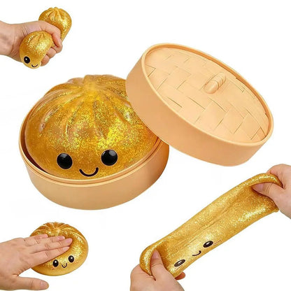🥟 Dumpling Squishy Antistress – La Boule Pétrisseuse qui Rend Accro ! - Bébé Calinou
