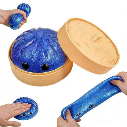 🥟 Dumpling Squishy Antistress – La Boule Pétrisseuse qui Rend Accro ! - Bébé Calinou