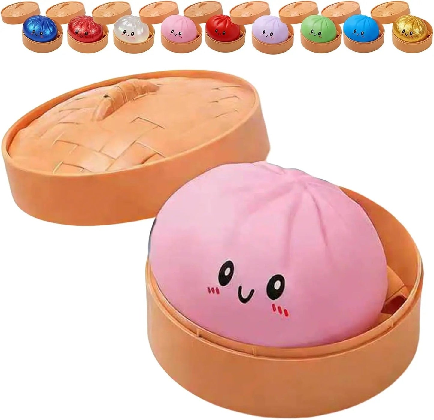 🥟 Glitter Dumpling Squishy – Le Jouet Anti-Stress Pailleté qui Fait Craquer ! - Bébé Calinou