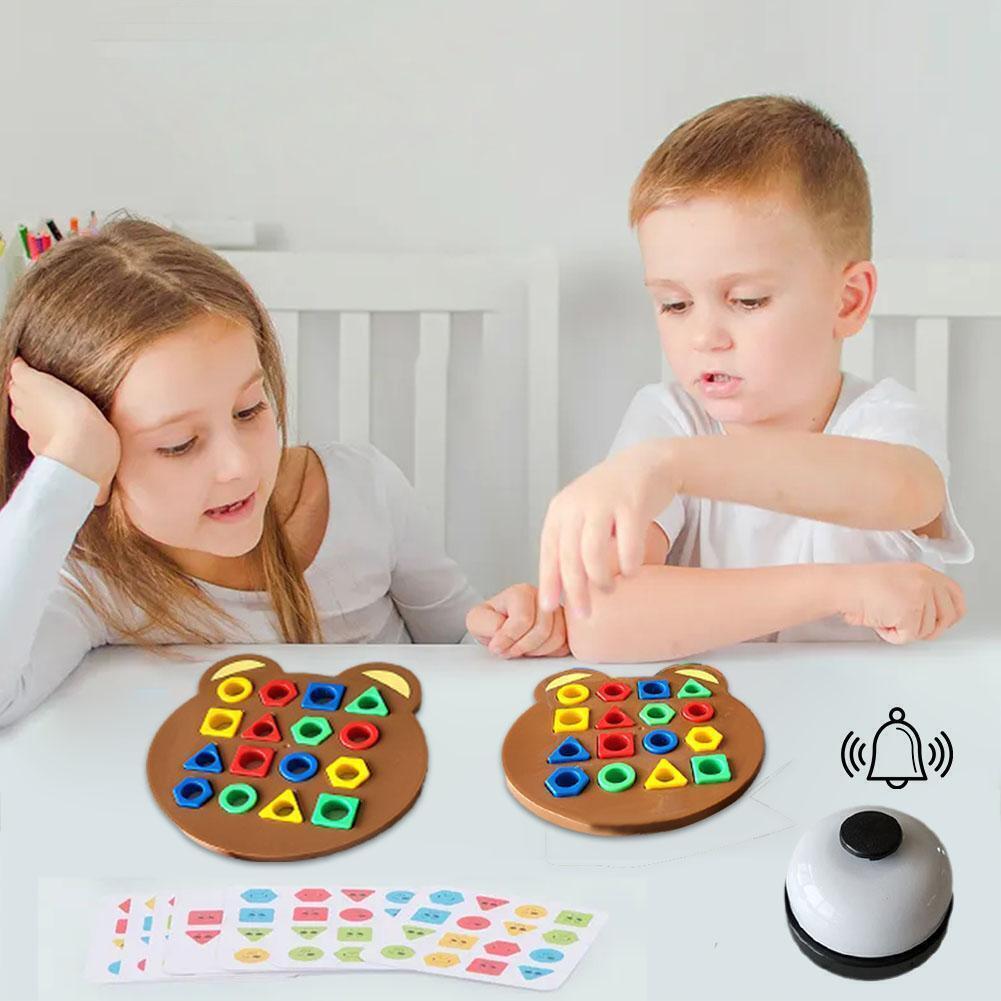 JEU D'ASSOCIATION DE FORMES ET DE COULEURS | PuzzleBear™ - Bébé Calinou