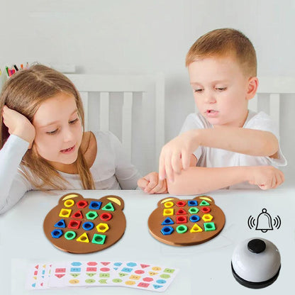 JEU D'ASSOCIATION DE FORMES ET DE COULEURS | PuzzleBear™ - Bébé Calinou