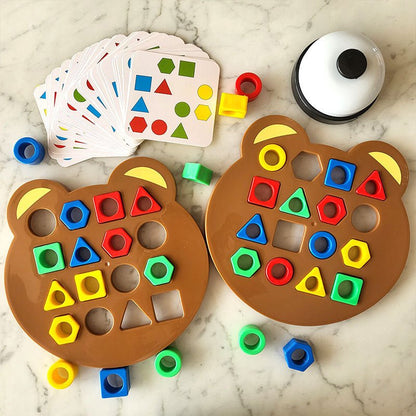JEU D'ASSOCIATION DE FORMES ET DE COULEURS | PuzzleBear™ - Bébé Calinou