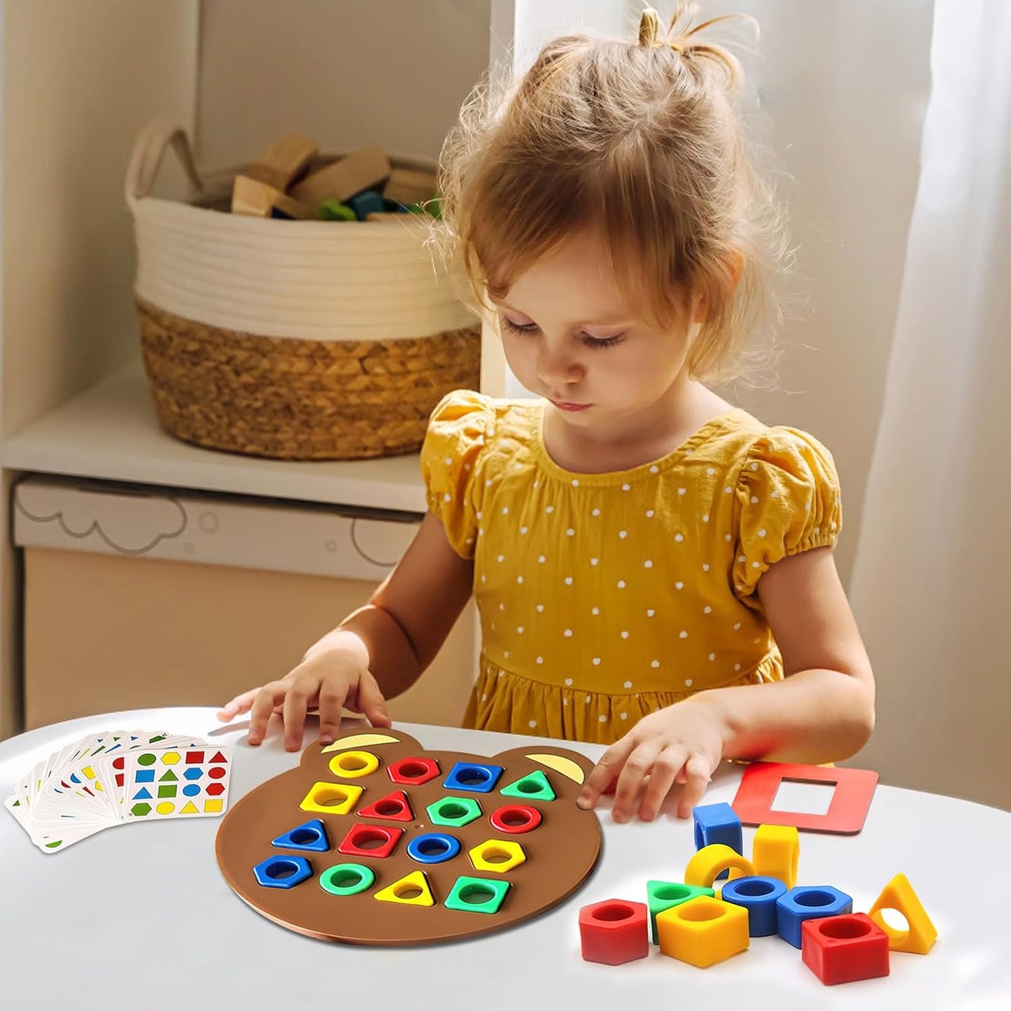 JEU D'ASSOCIATION DE FORMES ET DE COULEURS | PuzzleBear™ - Bébé Calinou