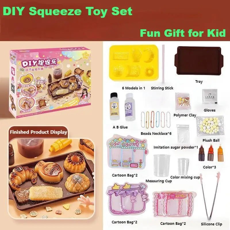 🎨 Kit DIY Squishy Animaux – Fabrique Tes Propres Squishies en Silicone | Jouet Créatif Enfant & Adulte - Bébé Calinou