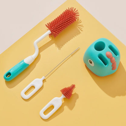 Kit nettoyage biberon | DINOBRUSH™ - Bébé Calinou