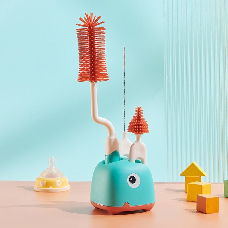 Kit nettoyage biberon | DINOBRUSH™ - Bébé Calinou