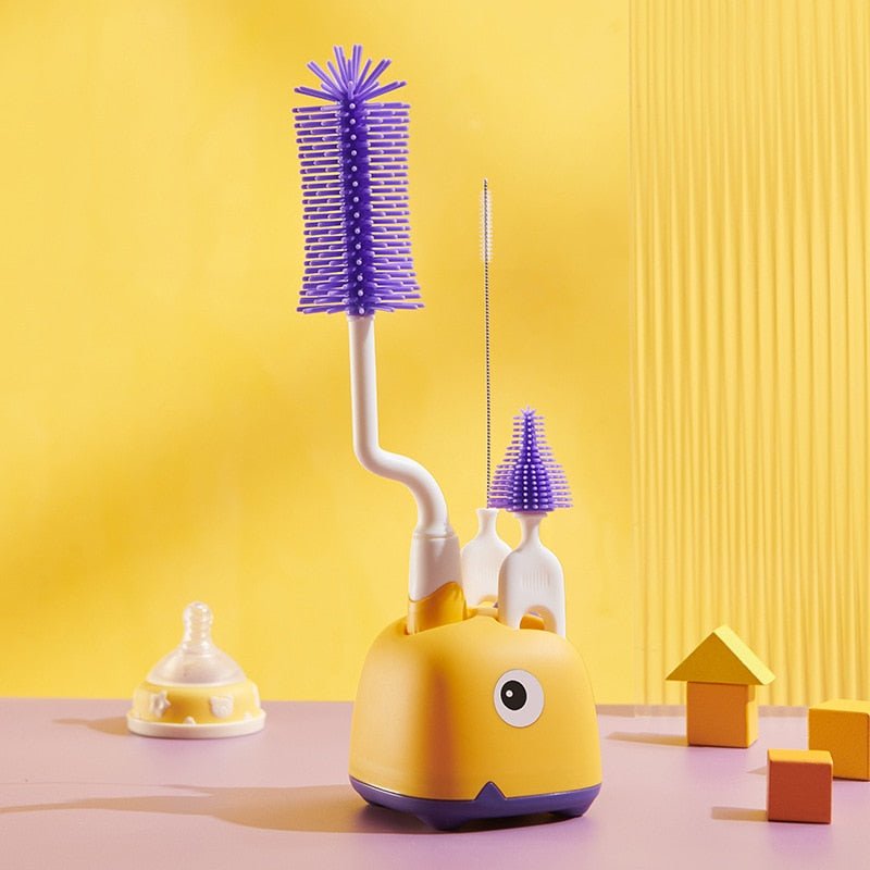Kit nettoyage biberon | DINOBRUSH™ - Bébé Calinou