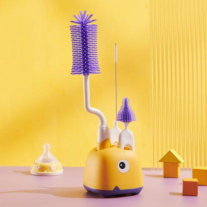 Kit nettoyage biberon | DINOBRUSH™ - Bébé Calinou