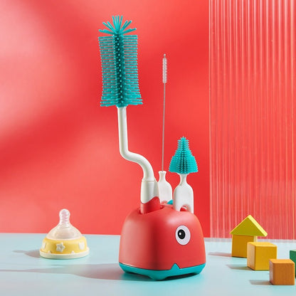 Kit nettoyage biberon | DINOBRUSH™ - Bébé Calinou