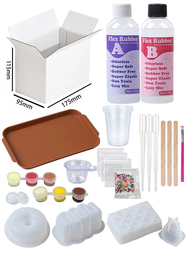 🎨 Kit Squishy Taba 100ml – Fabrique tes Squishies DIY ! Jouet Sensoriel Anti-Stress Enfants & Adultes - Bébé Calinou