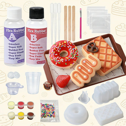 🎨 Kit Squishy Taba 100ml – Fabrique tes Squishies DIY ! Jouet Sensoriel Anti-Stress Enfants & Adultes - Bébé Calinou