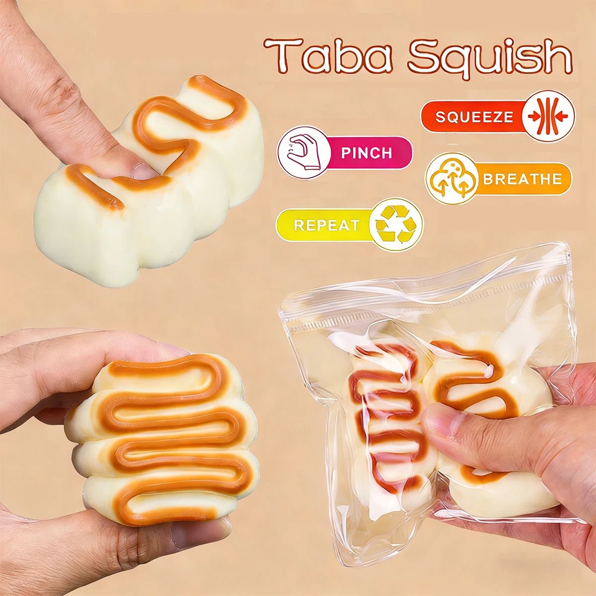 🎨 Kit Squishy Taba 100ml – Fabrique tes Squishies DIY ! Jouet Sensoriel Anti-Stress Enfants & Adultes - Bébé Calinou