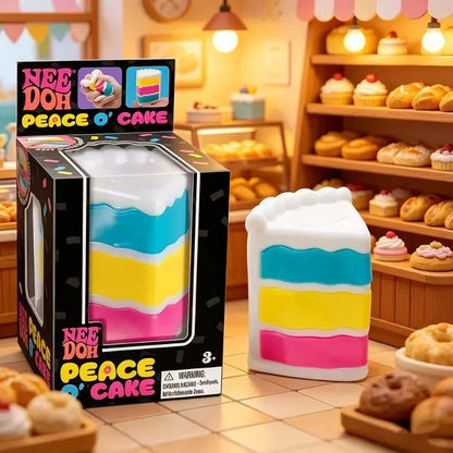 🎂 Needoh Cake Magique – Le Squishy qui fait Bip, Brille & Détend (Magie Pure !) - Bébé Calinou