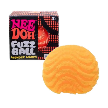 🎱 NeeDoh Fuzz Ball Wonder Waves – Balle Anti-Stress Sensorielle Squishy pour Enfants & Adultes - Bébé Calinou