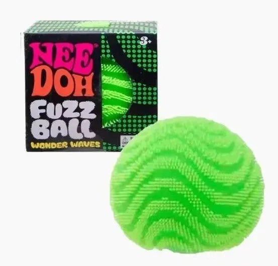 🎱 NeeDoh Fuzz Ball Wonder Waves – Balle Anti-Stress Sensorielle Squishy pour Enfants & Adultes - Bébé Calinou