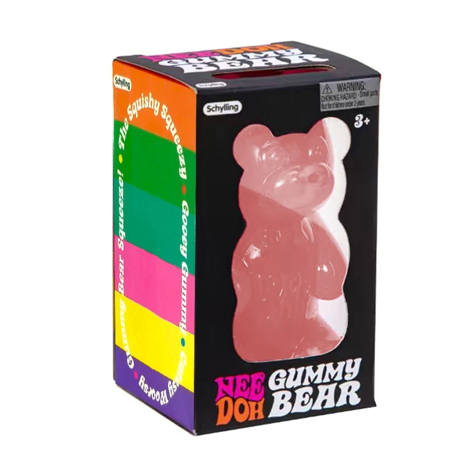 🐻 NeeDoh Gummy Bear – Squishy Anti-Stress Jouet Sensoriel pour Enfants & Adultes - Bébé Calinou
