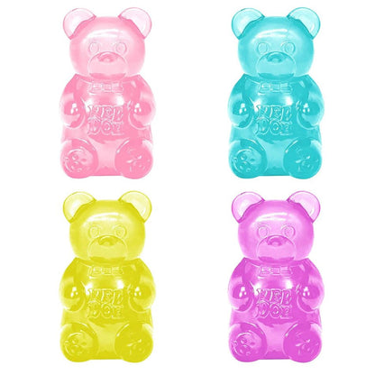 🐻 NeeDoh Gummy Bear – Squishy Anti-Stress Jouet Sensoriel pour Enfants & Adultes - Bébé Calinou
