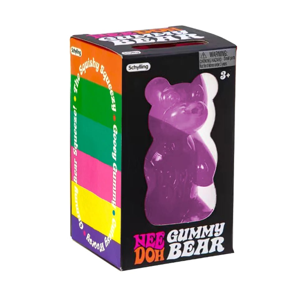 🐻 NeeDoh Gummy Bear – Squishy Anti-Stress Jouet Sensoriel pour Enfants & Adultes - Bébé Calinou