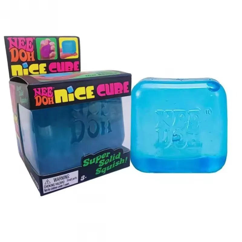 🧊 Needoh Nice Cube – Cube Sensoriel Anti-Stress Fidget Toy Satisfaisant - Bébé Calinou